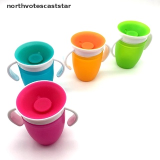 ncvs 360 baby learning - tazas para beber, se pueden girar a prueba de fugas para niños, botella de agua estrella