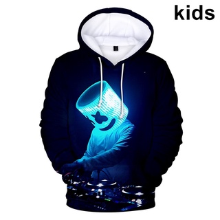 New Product Listing 3 To 14 Years Kids Hoodies Candy Band Baida Dj 3D Printed Hoodie Sweatshirt Boys Cartoon Jacket Coat Children Clothes