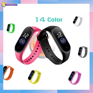 reloj digital M4 Led reloj deportivo impermeable deportivo a prueba de agua pulsera de silicona para hombres/niños unisex 14 colores