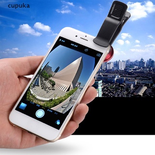 cupuka universal 3 en 1 ojo de pez gran angular macro lente de cámara kit clip en teléfono móvil mx