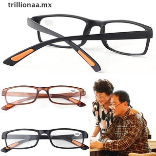 lentes de lectura con marco cuadrado tril lentes de lectura unisex mujeres hombres.