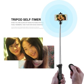 [gancao] tripié monopie de acero inoxidable para teléfono celular selfie stick (3)