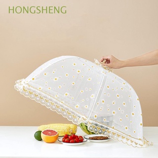 hongsheng plegable cubierta de alimentos para el hogar cocina ayudante protector de alimentos cubierta de comida hogar al aire libre lavable anti mosquitos cookout cubierta de fruta