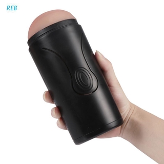 REB Male Masturbator Cup 3D Realistic Textured Vagina,Male Masturbators Sex Toy Lifelike Touch and Feeling
