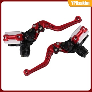 [Good] 2 Pieces Motorcycle Brake Clutch Master Cylinder Reservoir Levers Fit for Yamaha