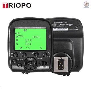 Rmf TRIOPO G1 Dual TTL disparador inalámbrico con pantalla LCD de pantalla ancha 1/8000s HSS 2.4G transmisión inalámbrica 16 canales para cámaras serie