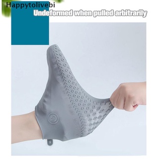 [Happytolivebi] Silicone Material Boots Shoe Cover Waterproof Unisex Shoes Protectors Rain Boots [HOT]