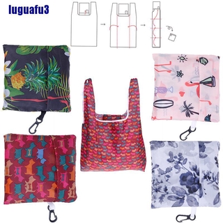 lug 1X plegable Eco bolsa de compras bolsa portátil reutilizable bolsa de almacenamiento de comestibles