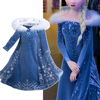 Material De Protección Ambiental | WFRV Anna Elsa 2 Niña Princesa Vestido Reina De Nieve Halloween Cosplay Fiesta Disfraz Niños