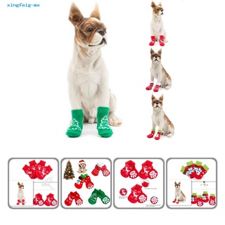 xingfeig ligero calcetines para mascotas/perros/gatos/calcetines cortos antideslizantes para vacaciones