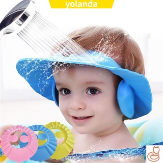 YOLA Moda Bebé Ducha Tapas Protección Oído Baño Visera Champú Sombrero Portátil Impermeable Niños Niñas Ajustable De Ojos Lavado Escudo De Pelo
