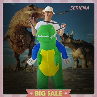 SERIENA disfraz inflable de dinosaurio Rex niños adultos Festival Funnny vestido Cosplay traje (2)