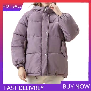 Chamarra/chaqueta con capucha con capucha De invierno Para dama a la Moda con bolsillos laterales cálidos diseño Para exteriores