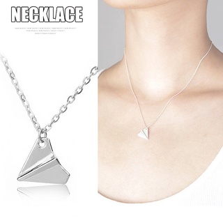 Cute Small Paper Airplane Necklace Fashion One Direction Harry Styles Alloy Pendant Necklace