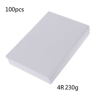 DA 100 Sheets Photographic Paper Glossy Printing Paper 230g 4R 4x6 Photo Paper For Inkjet Printer Paper Supplies Color Printing Coated