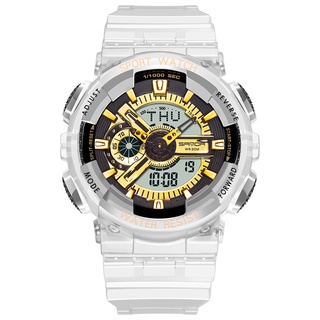 (sdt345fg.mx) reloj deportivo impermeable a la moda transparente correa digital pareja reloj hombres (4)