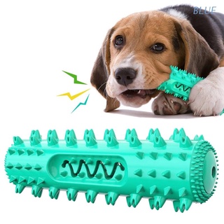 2 pzs cepillo De dientes De perro azul 2 pzs cepillo duradero para cuidado Dental Tpr Molar pasta De limpieza para mascotas