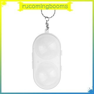 [rucomingbooms] caja de bola de tenis de mesa de plástico de alta calidad, caja de ping pong, bola de transporte, hasta 2 bolas