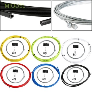 MIQUEL 4 mm. Grupo de Ciclistas Interior - exterior Conjunto de freno Cable para bicicletas Dispositivo de frenado Universal adj. Anterior 5 mm. Transmisión de velocidad Correa de cambio/Multicolor (1)