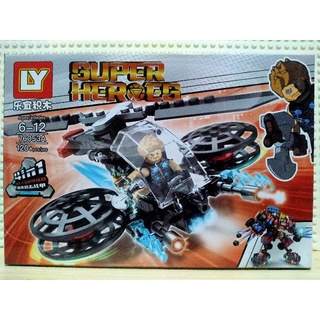 Lego Lego superhero iron man spiderman thor capitán américa 76053 minifiguras modelo de coche juguetes (5)