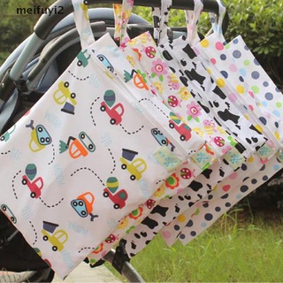 [Meifuyi2] 30*40cm cartoon single pocket diaper bag waterproof wet bag for baby diaper 768o