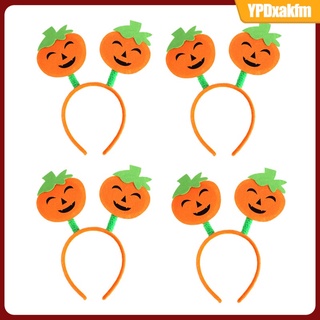 Halloween Hair Hoop for Kids, Halloween Smiling Face Pumpkin Headbands for Girls 6 age+ Hairband Headwear Festival