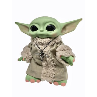 Baby Yoda Mandalorian Sonido Dije Metal Olor Chicle Cuerpo (1)