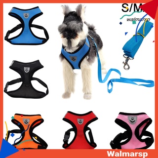[WMP] Arnés reflectante de malla suave ajustable para mascotas/perro/cachorro/chaleco/correa de tracción (1)