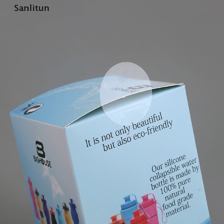 Sanlitun 1000 15MM clear round sticker round transparent labels circle PVC Sealing labels Hot Sale (8)