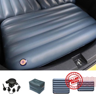 colchón inflable universal coche cama de aire negro bomba cojín viaje camping tendencia asiento j9q7