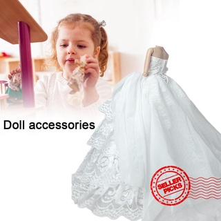 30cm Dress Up Doll 6 Points Baby Skirt Dress Wedding Girl Gift Toy Dress Dress Princess J0X4