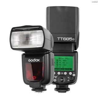 Godox Thinklite TT685O TTL cámara Flash Speedlite GN60 G transmisión inalámbrica para Olympus E-M10II E-M5II E-M1 E-PL8/7/6/5 E-P5 E-P3 PEN-F para Panasonic DMC-GX85 G7 GF1 LX100 G85 GH4 FZ2500GK cámaras