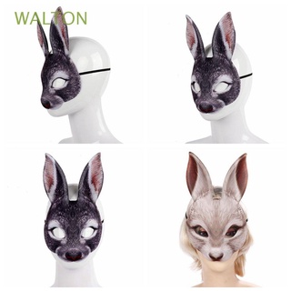WALTON Peso ligero Máscara de camuflaje No tóxico Decoración de Halloween Máscara de conejo Festival Parche ocular Cómodo Navidad Hombres y mujeres Simple Artículos para fiestas de disfraces/Multicolor