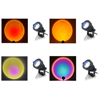Proyector De luz Led atmósfera arcoíris proyección De Sol lámpara Usb