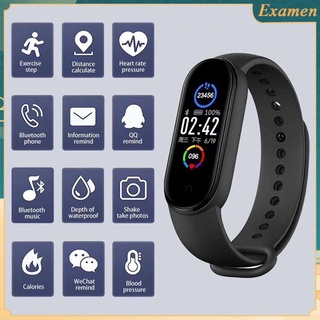 M5 Smart Sport Band Fitness Tracker Pedometer Heart Rate Blood Pressure Monitor Bluetooth Smartband Bracelets Men Women examen (1)