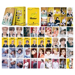 54 unids/caja BTS Photocards Butter Photocard 2021 álbum LOMO tarjeta postal