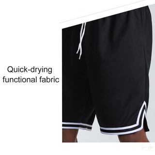 Men Breathable Basketball Training Fitness Pants Shorts Casual Quick-drying Stretch Trouser (5)