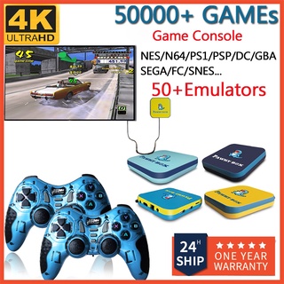 Consola De Videojuegos Para PS1/DC/SNES 50000 + Juegos Superconsola WiFi Mini Reproductor Retro Controladores 50 + Emuladores