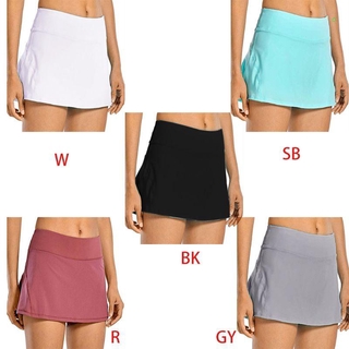 o Women Plus Size 2-In-1 Tennis Skorts Quick-Dry Athletic Sports Running Active Pleated Golf Skirts Mid-Waisted Volleyball Shorts with Pockets S-5XL