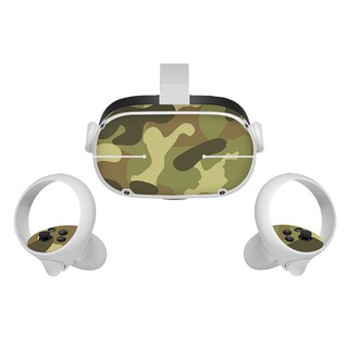 Etiqueta engomada de la piel para Oculus Quest 2 auriculares de realidad Virtual decoración pegatinas (3)