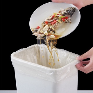 bolsas de basura bio-basadas ecológicas degradables bolsa de basura cocina boca plana desechable