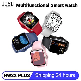 2021 IWO HW22 Plus Original Reloj inteligente 44 mm serie 6 dial hombres mujeres fitness tracker llamada de frecuencia cardíaca