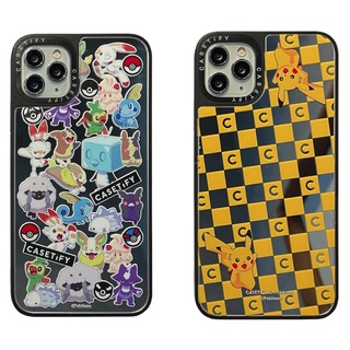 Cartoon Pokemon Pikachu Casetify Espejo Teléfono Caso Para iPhone 13 Pro Max 12 11 X XS XR 7 8 Plus SE 2020