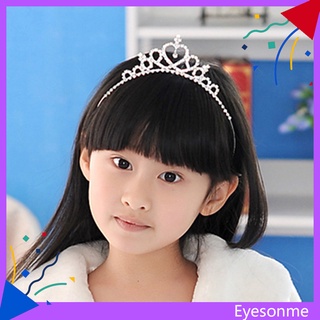 eyesonme niños niñas princesa corona diadema aro de pelo fiesta de cumpleaños fotografía accesorios
