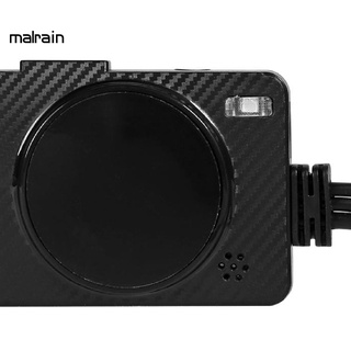 [Ma] Portátil Dashcam 720P cámaras duales grabadora de conducción DVR monitoreo de estacionamiento para Motocross (9)