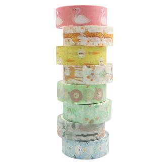 5m * 15mm Cute Washi Tape Set Cinta adhesiva Suministros para diario estacionario (3)