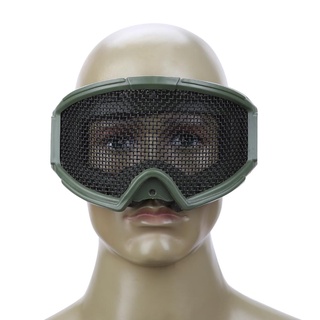 pretty hunting airsoft - gafas tácticas para protección de ojos (malla metálica)