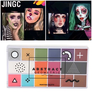 Jingc IMAGIC - paleta de pintura corporal para Halloween (16 colores, pintura al óleo, Athena) (6)