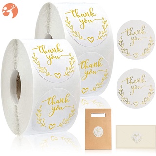 500 etiquetas de agradecimiento pegatinas de regalo para agradecimiento pegatinas para boda fiesta de cumpleaños regalo envoltura sobre YIYUE