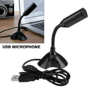 Micrófono ajustable Usb Para Laptop Mini altavoz de estudio micrófono con soporte (8)